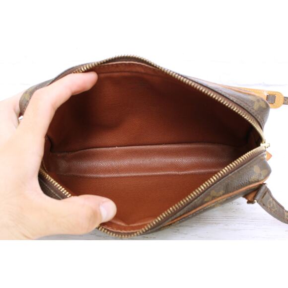 Louis Vuitton Marly Bandouliere Monogram Crossbody Purse Leather Handbag A4314 - Picture 4 of 11